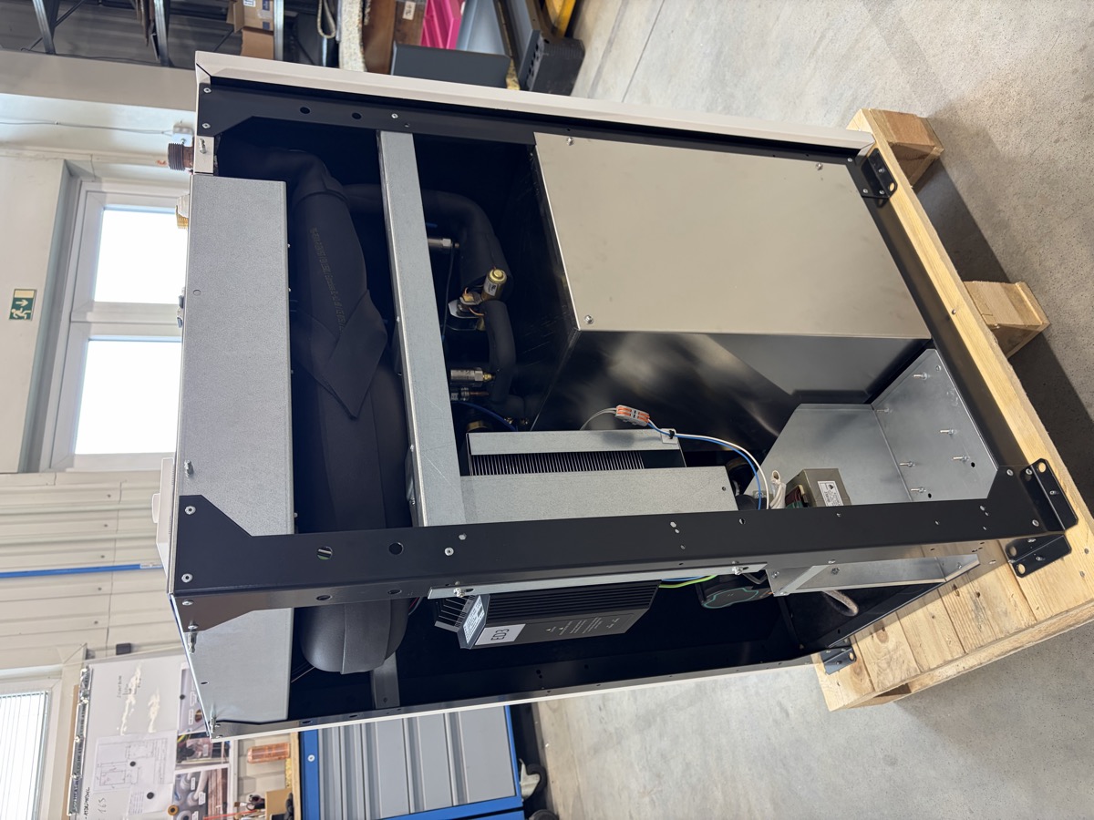 Hotové tepelné čerpadlo ve výrobě